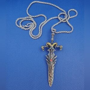 Domineering Angel Sword Necklace